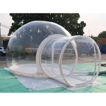 5m Dome All Clear Inflatable Bubble Camping Tent With Silent Blower N ...