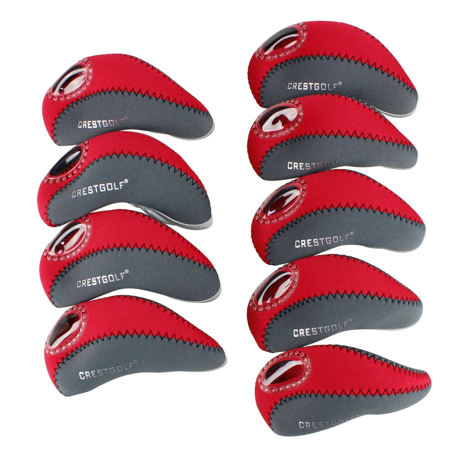 Neoprene Golf Iron Cover Club Headcover Sets Colorful Crestgolf Iron