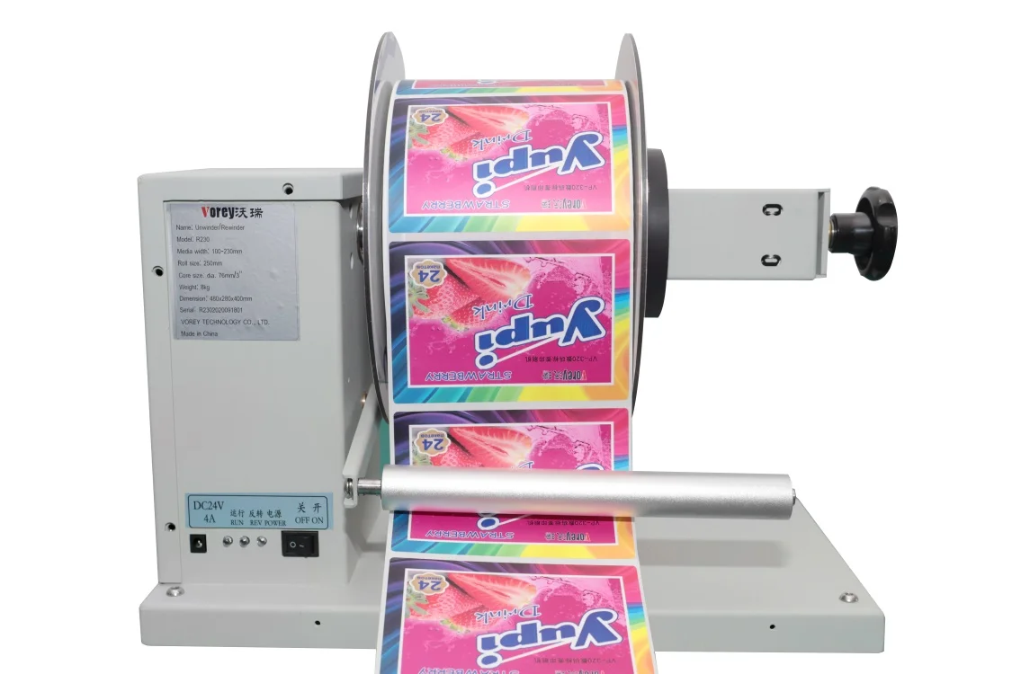 Mini Desktop Label Rewinder and Unwinder Machine