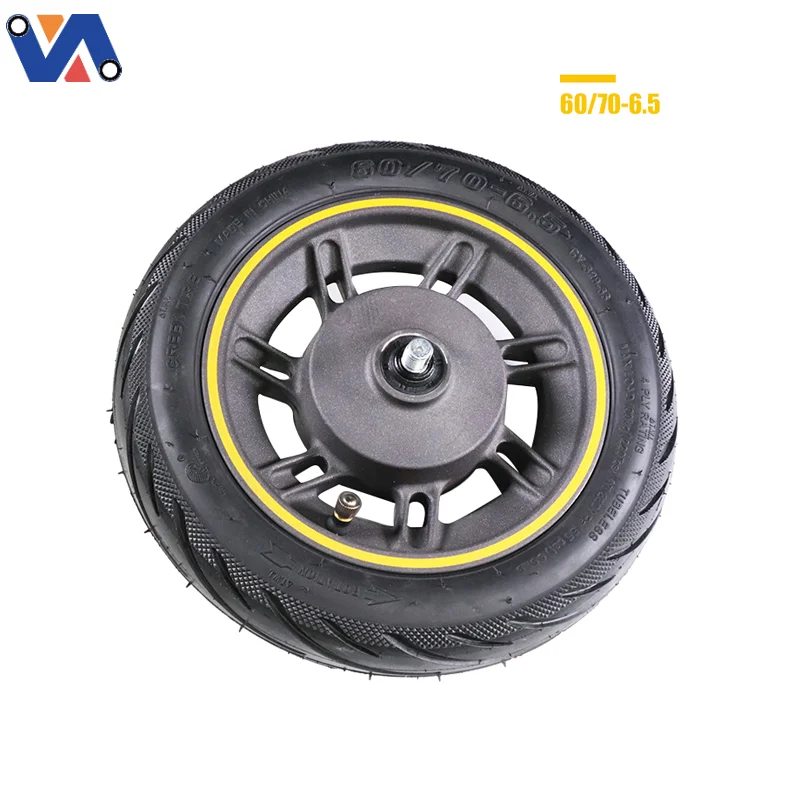 Durable 10-Inch Electric Scooter Front Wheel High Performance Replacement tire Rubber Material Essential Scooter Parts