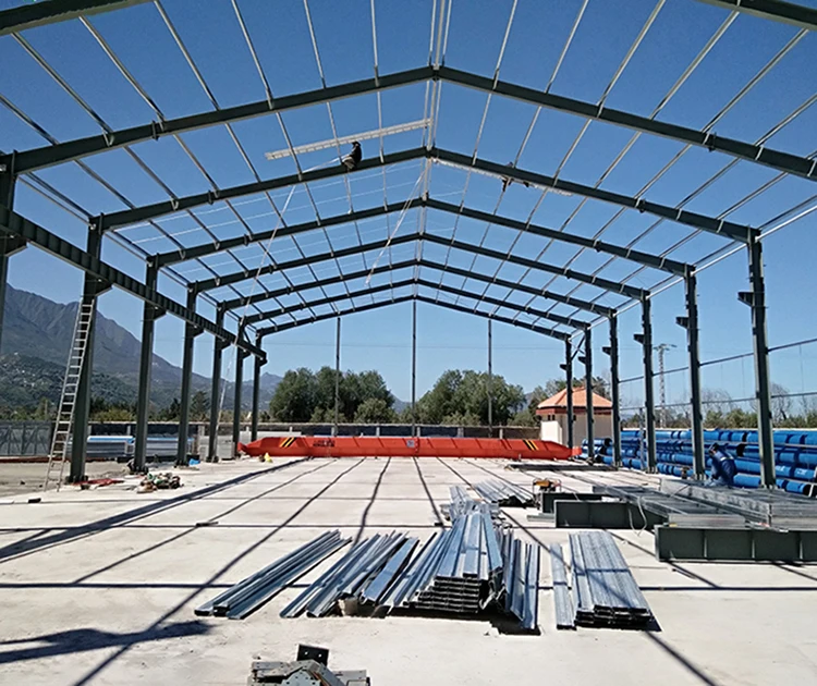 Prefab Concrete Warehouse Custom Steel Structure 30x40 Metal Building Prefabricated Large Metal Storage Shed