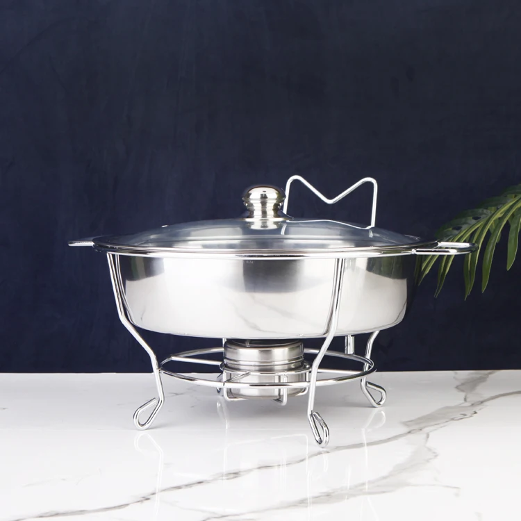 Hotel Restaurant Chaffing Dishes Buffet Catering Stainless Steel Food Warmer Set Stainless Steel Chafing Dishes for Sale_3