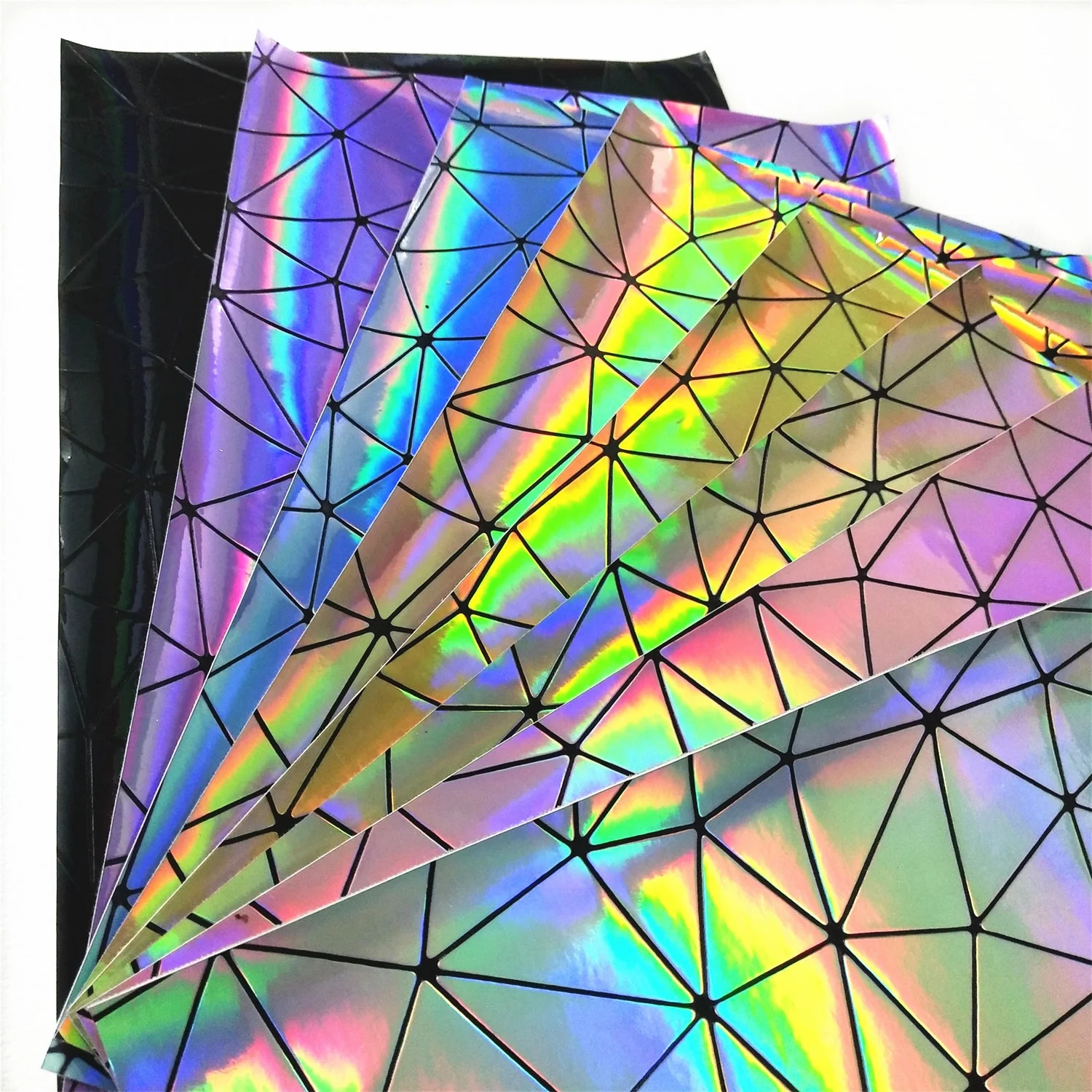 Iridescence Reflective Fabric Iridescent Mirrored Holographic