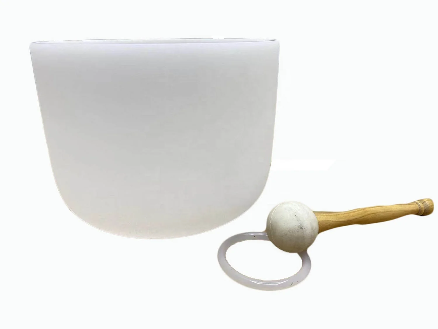 Top Quality 8-14 Set Frosted Quartz Singing Bowl with mallet and carring bags 6