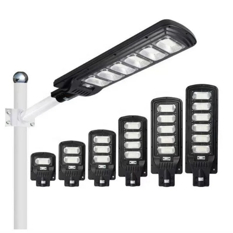 ABS IP65 LED Integrated Solar Street Light High Brightness 6-8m Radar Sensor 200 - 300w