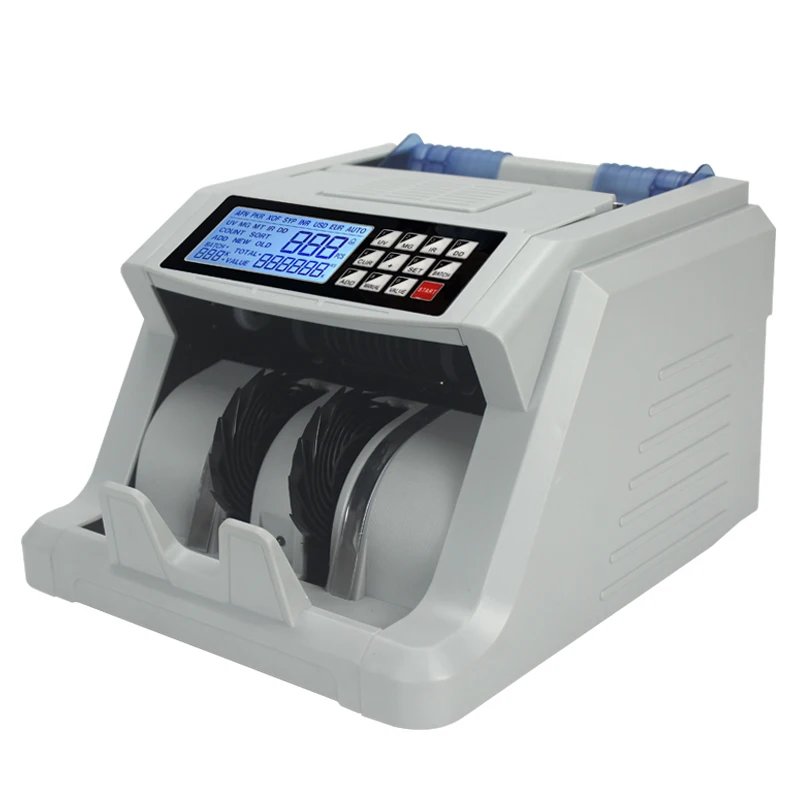 Big Screen Calculate Money Counter Money Detector With Calculator Money Counting Machine UV/MG/IR for USD EURO GBP  SAR