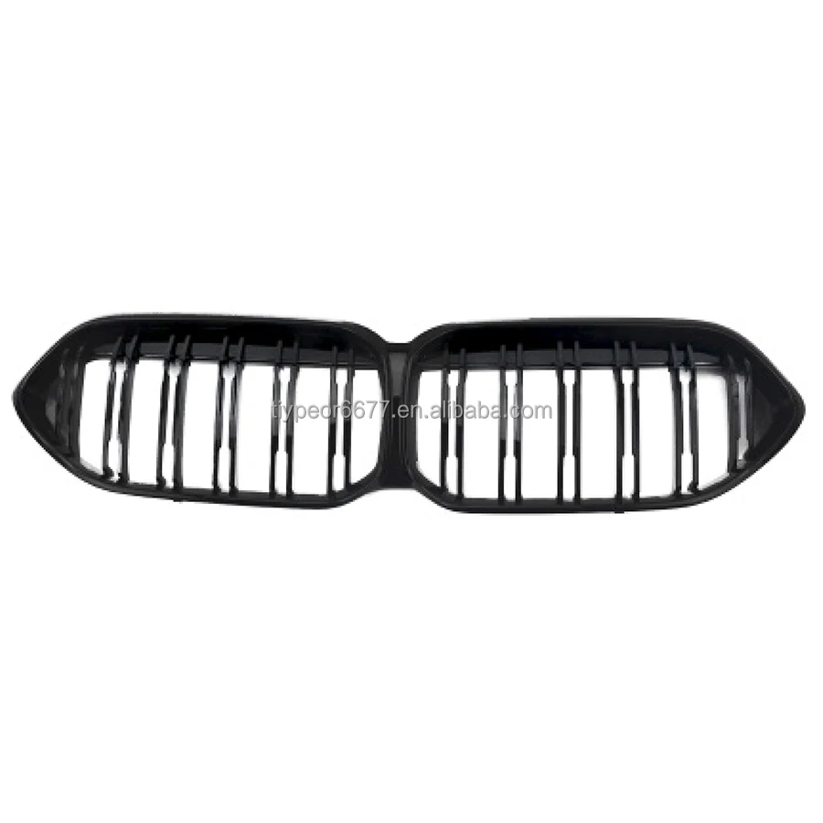 product tiypeor double line gloss black front kidney grille for 2020   2022 bmw 2 series f44 sedan 1pcs upgrade decorative accessories-4