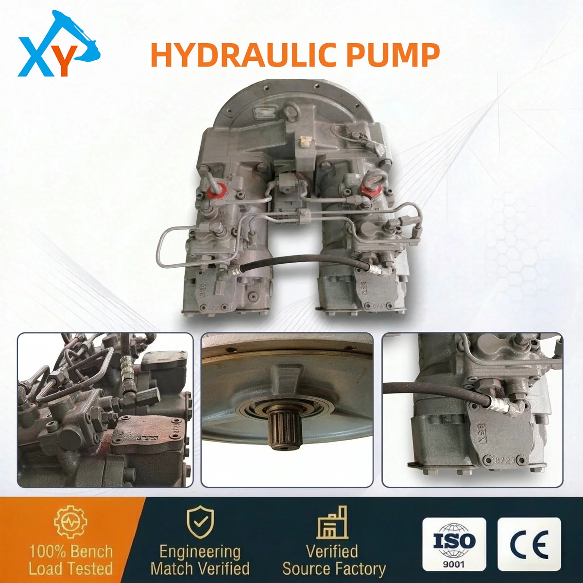 Original Excavator Hydraulic Pump Assembly for ZX330