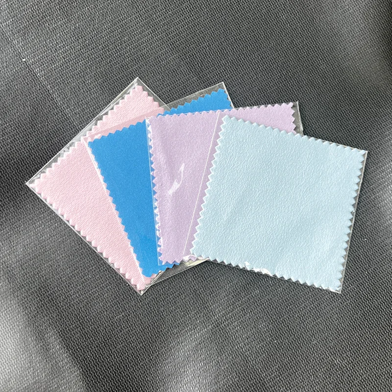 Custom Logo Wholesale Microfiber Jewelry Polishing Cloth Sterling