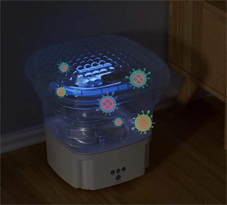 Small Rechargeable Foldable Wash Machine Electric Portable Folding Mini