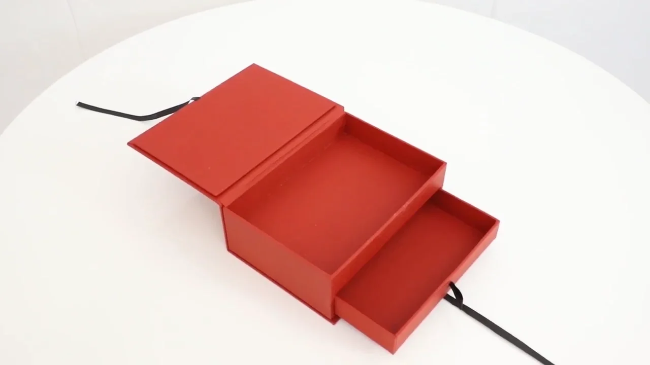 Pull Out Jewelry Packaging Drawer Organizer Box For Jewellery With