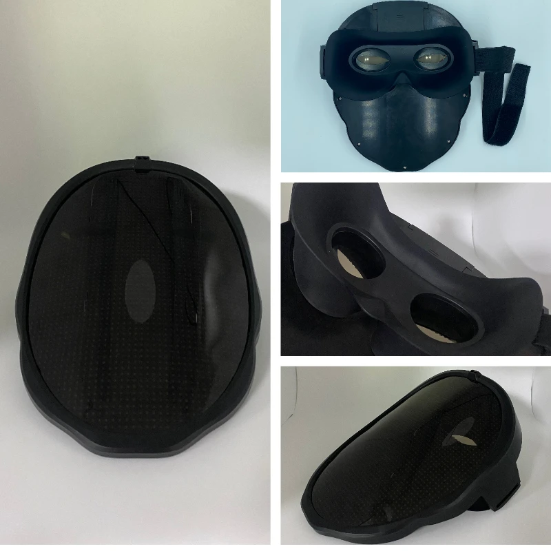 LED Multi-Color Face Mask App Controlled Luminous Christmas Mask for Party Quick Wholesale Delivery