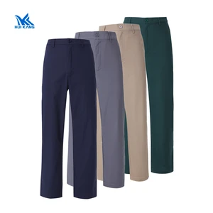 Men's American Vintage Khaki Cargo Pants New Cotton Casual Lightweight Straight Leg Mid Plain Dyed for Spring Autumn Work