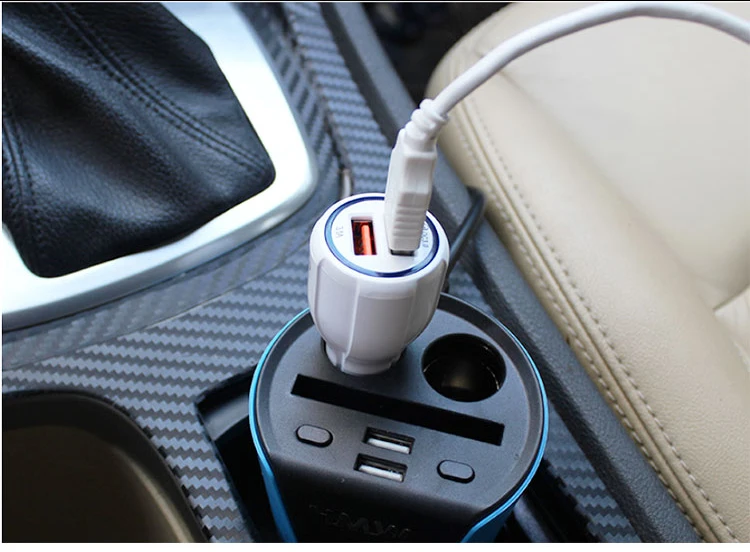
 Автомобильное зарядное устройство Quick Charge 3,0 для мобильных телефонов, автомобильное зарядное устройство с двумя Usb-портами, устройство быстрой зарядки Qualcomm Qc 3,0, адаптер быстрой зарядки с мини-Usb, автомобильное зарядное устройство  