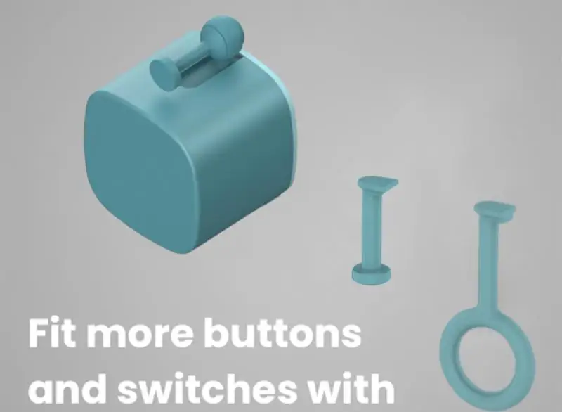 Rsh smart switch tuya, novo, o menor robô adaprox fingerbot, braços mecânicos inteligentes, app, controle remoto, funciona com alexa e google home
