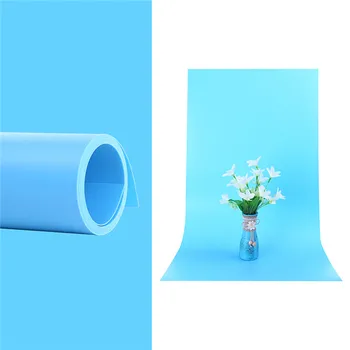 68 X 130cm White Black Gray PVC Material Anti-wrinkle Backgrounds Backdrop for Photo Studio Photography Background Equipment detail image