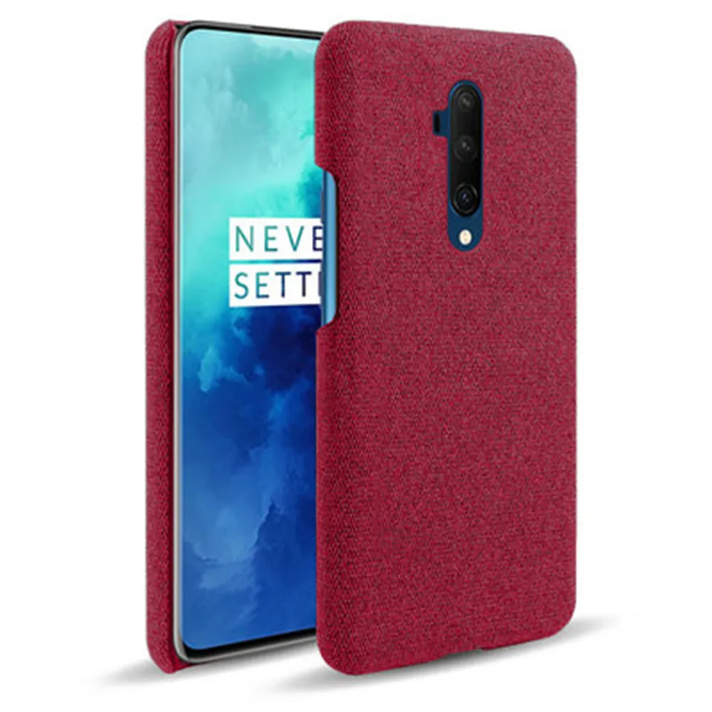 Back Cover For OnePlus 7T Pro Soft Premium Textile Fabric Shockproof Phone Case for OnePlus 7T Pro factory