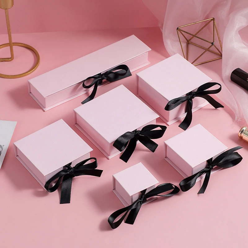 Custom Printed Logo Luxury Cardboard Paper Jewelry Box Bracelet Ring ...