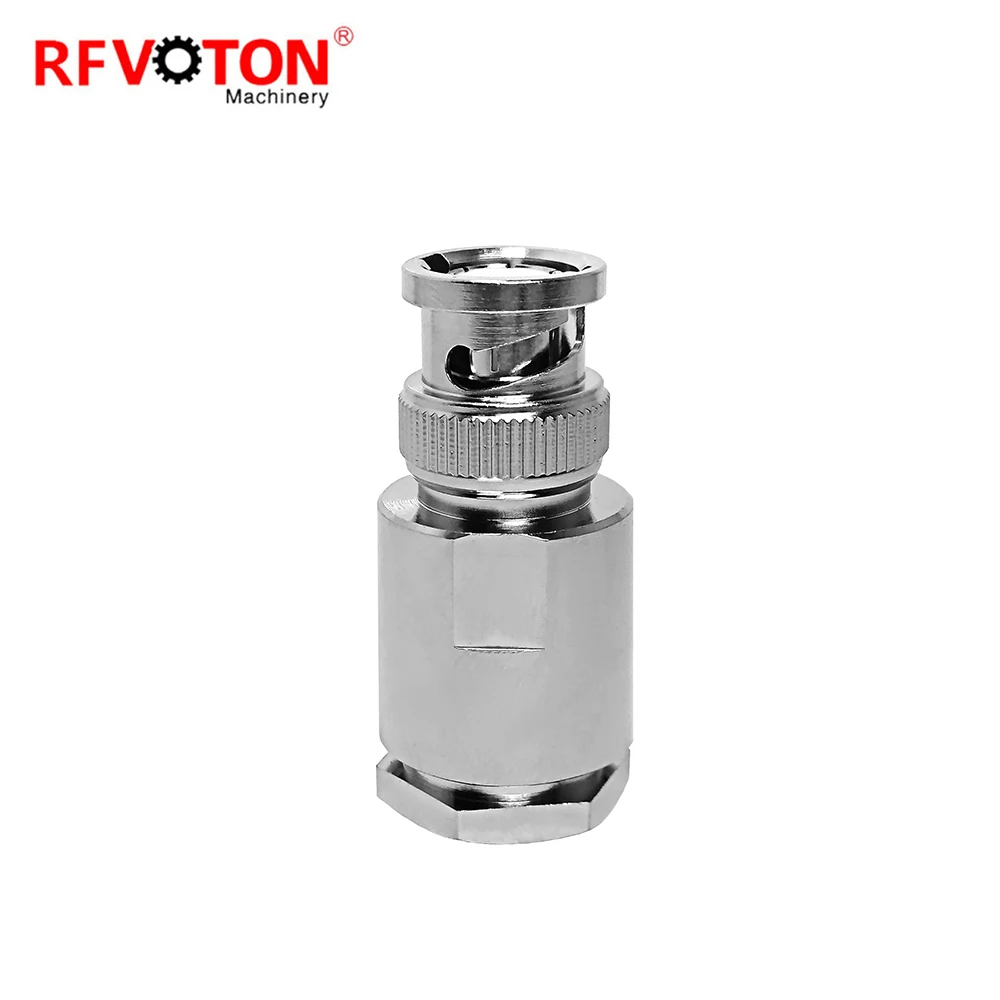 Factory Bnc Male Plug Macho Clamp Screw for 7D-FB WTR400 Rg213 RG214 Rg8 Rf Coaxial Cable Connector (Rf) Converter Connecteur
