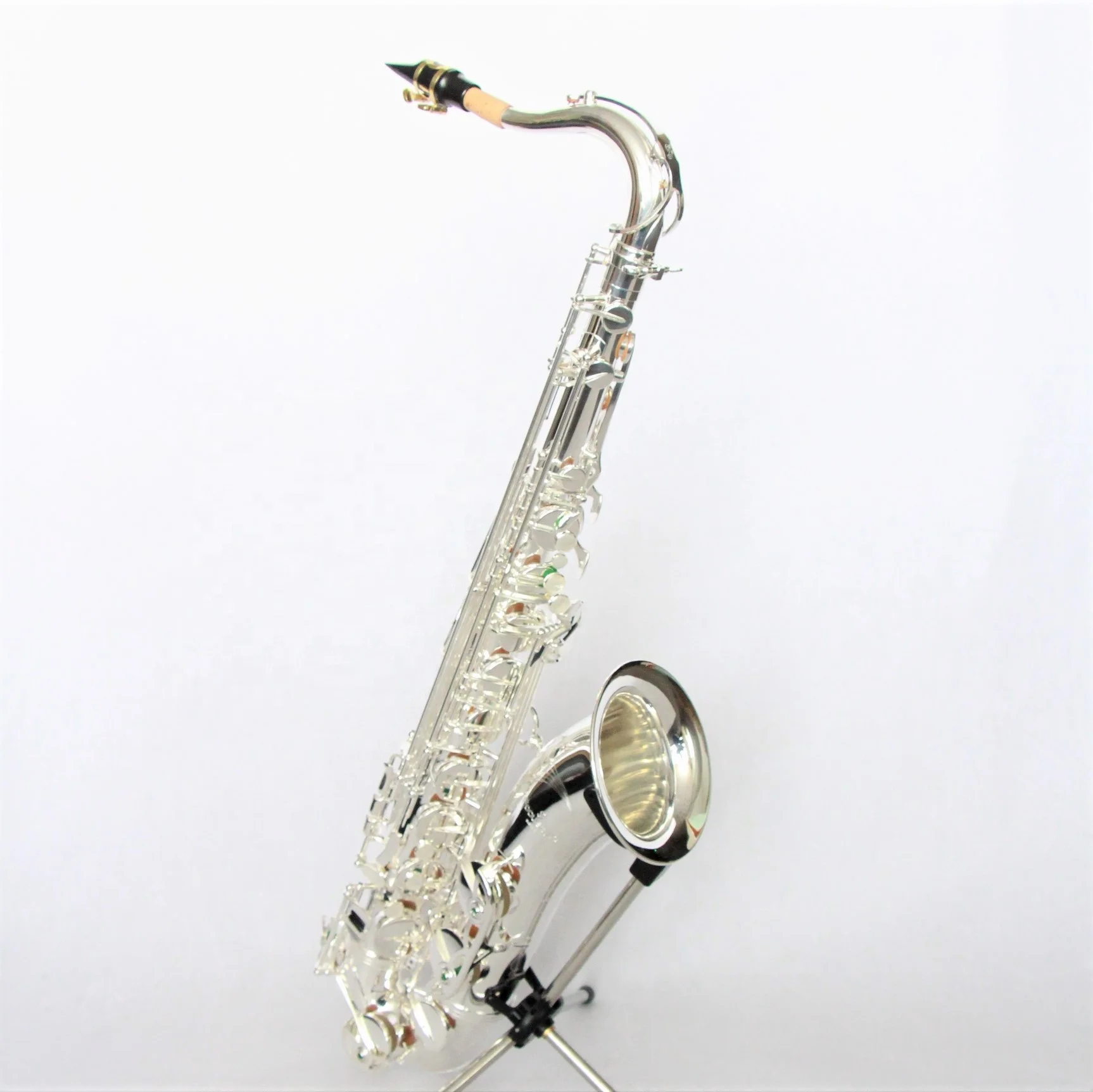 テナーサックス 銀メッキ 高品質レプリカ 改良品 F#キー無し 即演奏OK テナーサックス 銀メッキ 高品質レプリカ 改良品 F#キー無し 即