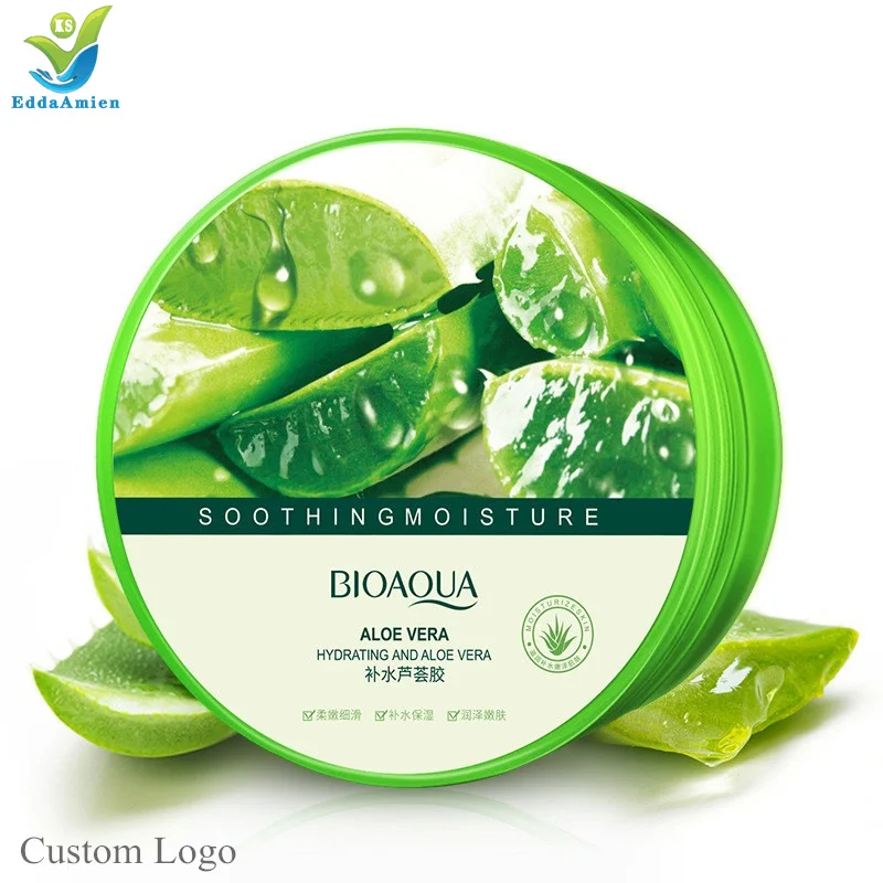China 100 Pure Puro Natural Organic Moisturizing Exfoliante Soothing Cucumber Gel Aloe Vera Gel Bulk for Face