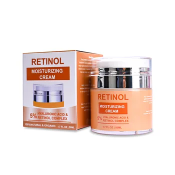 Dropshipping Amazon Natural Retinol Face Cream Day And Night Cream Soin De La Peau Retinol Moisturizer Facial Cream