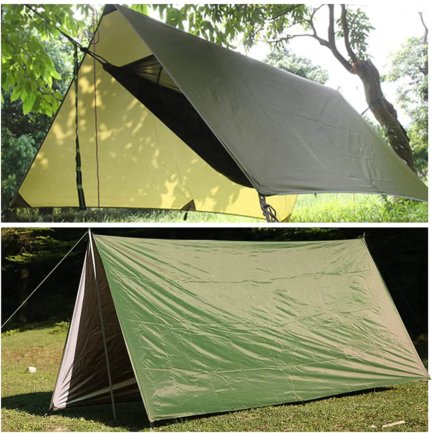 Free Soldier Tarp 10x10 10x10ft Waterproof Camping Tarp