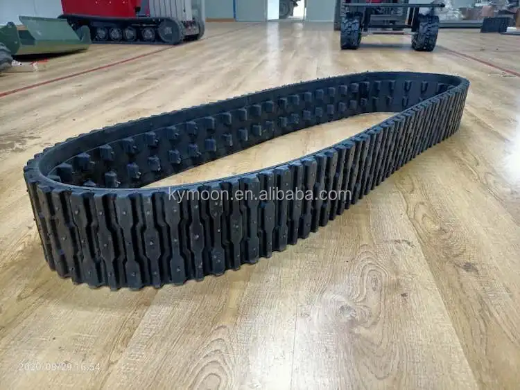 Robot Wheelchair Parts Rubber Track Conversion System Kits Crawlers