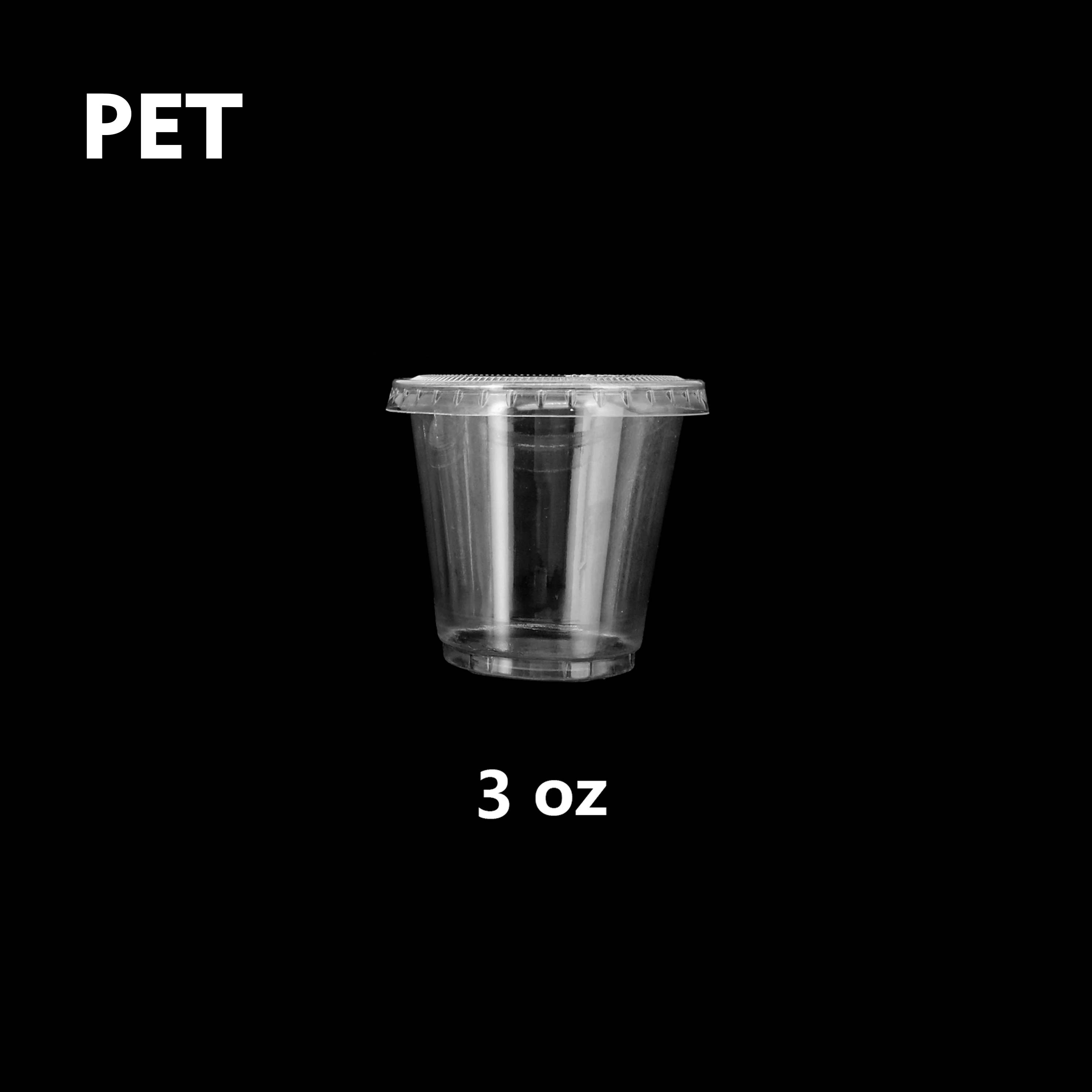 3oz 90ml Disposable Cups - Perfect for Salad Sauce Containers