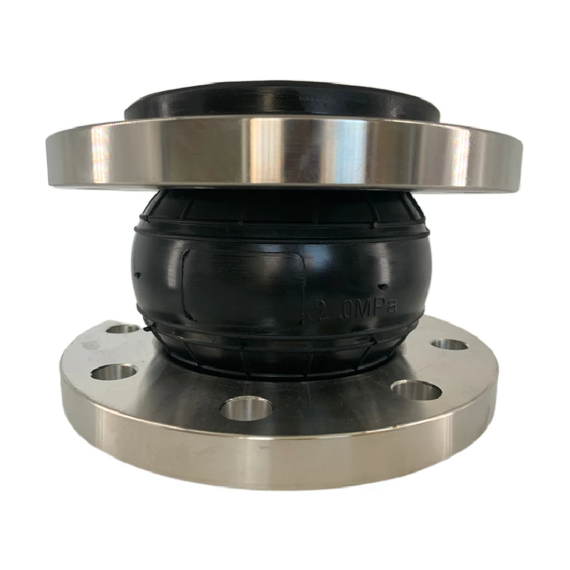 Low Price White Floating Flange Food Grade Rubber Expansion Joint Afa Flexible Rubber Joint