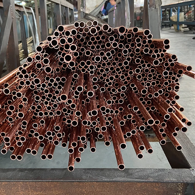 Square 99% Pure Copper Nickel Pipe 20mm 25mm Copper Tubes 3/8 Brass Pipe