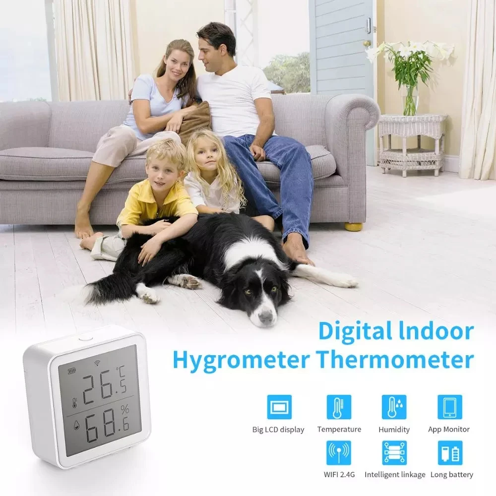 Buy Wholesale China Tuya Smart Home Indoor Digtal Hygrometer