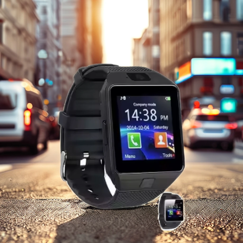 DZ09 Q18 Digital Smart Watch AMOLED Touchscreen Wristwatch