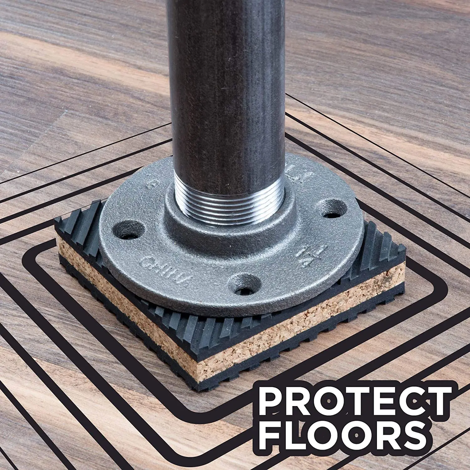 Cork & Rubber Anti Vibration Pads For Heat Pump Mini Split Air