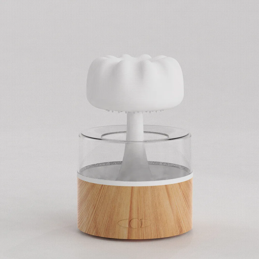 Cloud Rain Colorful Atmosphere Light Silent Air Cloud Rain Humidifier Desktop Umbrella Rain Aromatherapy Diffuser