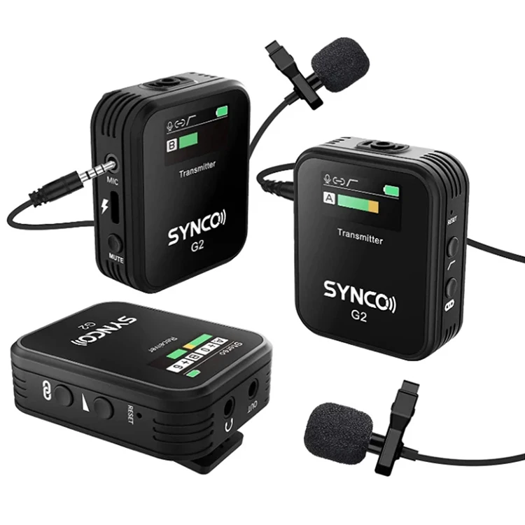 SYNCO G2 A2 2.4G Wireless Lavalier Microphone Alibaba