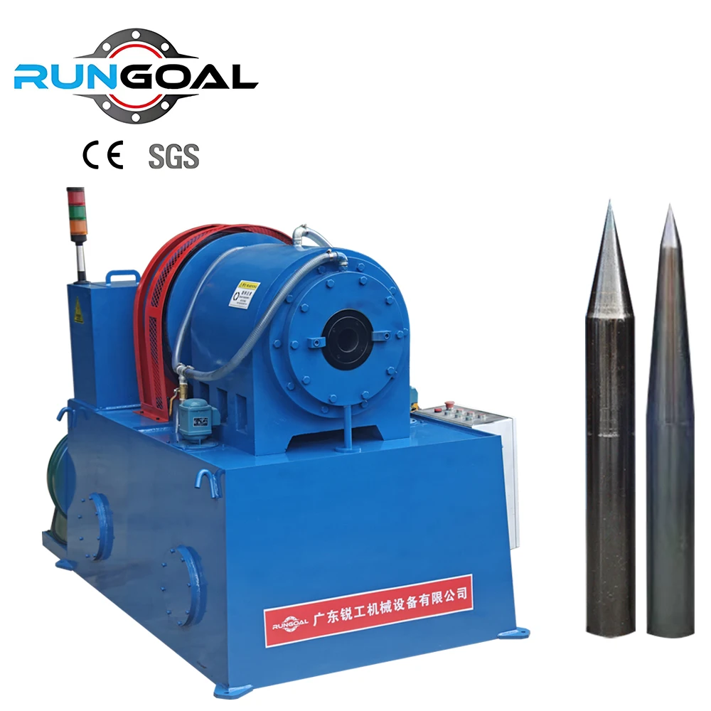 RUNGOAL Spiral Pile Pipe Tapering Machine for Ground Foundation Construction