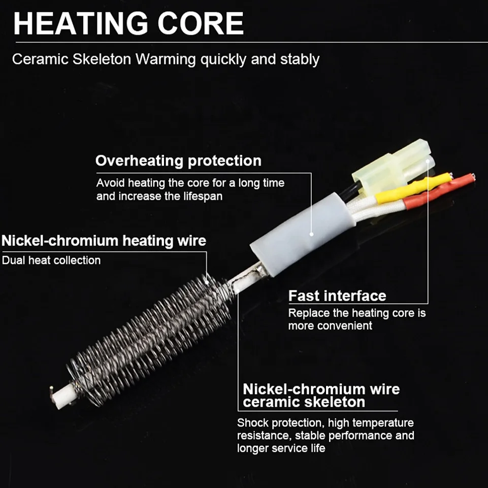 Original Quick 857DW+ Soldering Station Hot Air Gun 580W Heater Helical SMD Desoldering Hot Rework Station