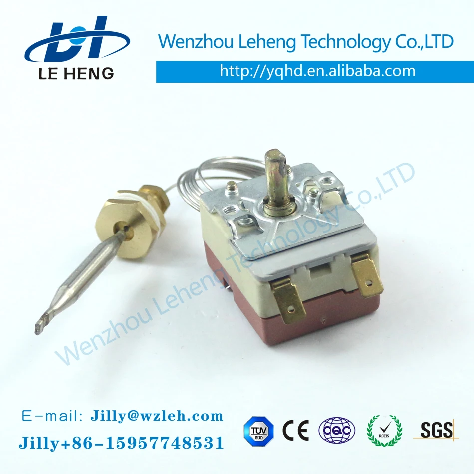 Wholesale copper bulb and sensor water heater capillary thermostat with 200  degrees From m.alibaba.com