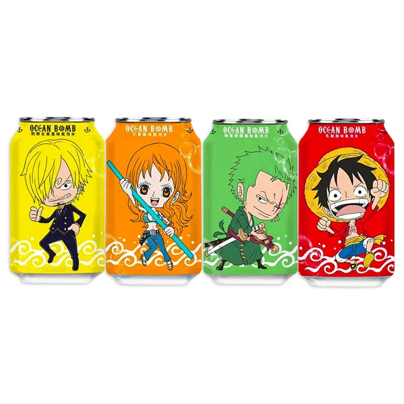 Ocean Bomb 330ml Taiwan One Piece Sparkling Water - Fruity Soft