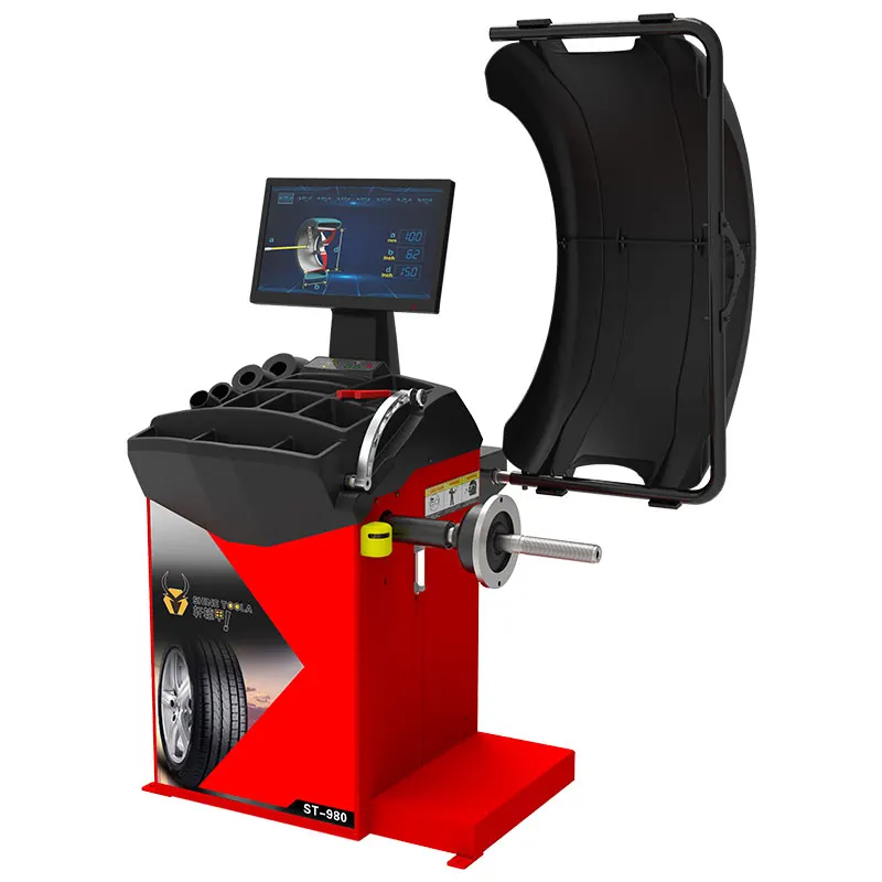 28-Inch Fully Automatic Laser Car Wheel Balancer with LCD Display for Tire Workshops Standard CE Support OEM