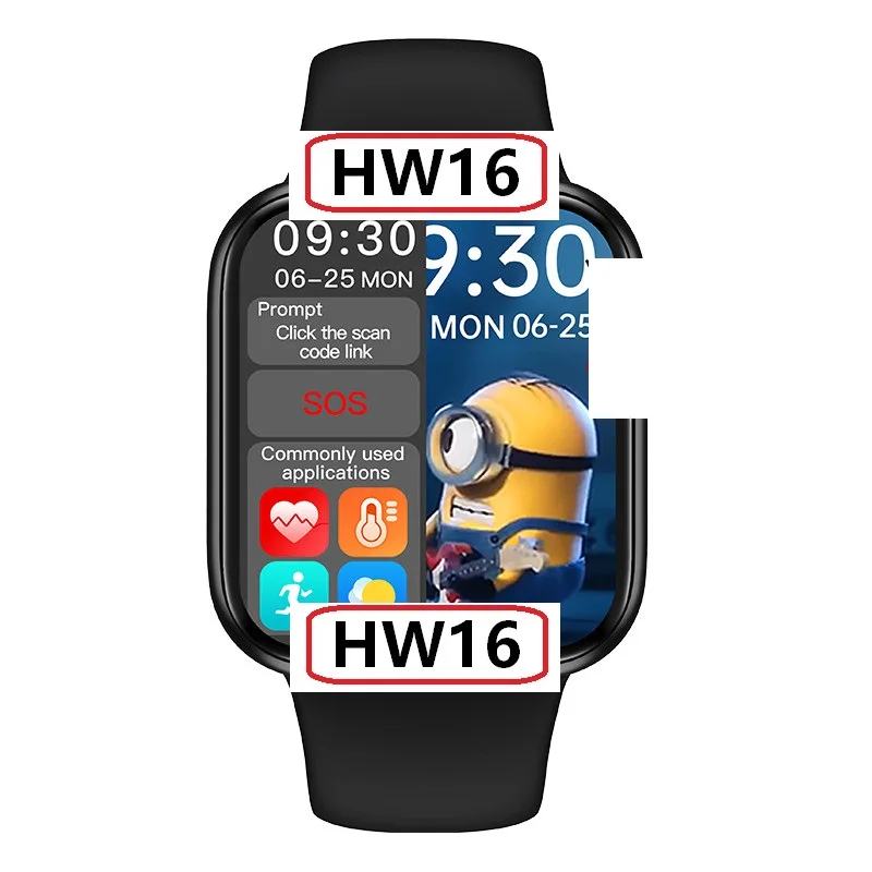 Smartwatch Hw16 44mm 1.72inch Full Screen Bt Call Music Play Smart Watch  For Android Apple Smart Phone Pk W26 Hw12 Fk78 T500 - Buy Smartwatch Hw16,Fashion  Smart Watch,Hw16 Smartwatch Product on Alibaba.com