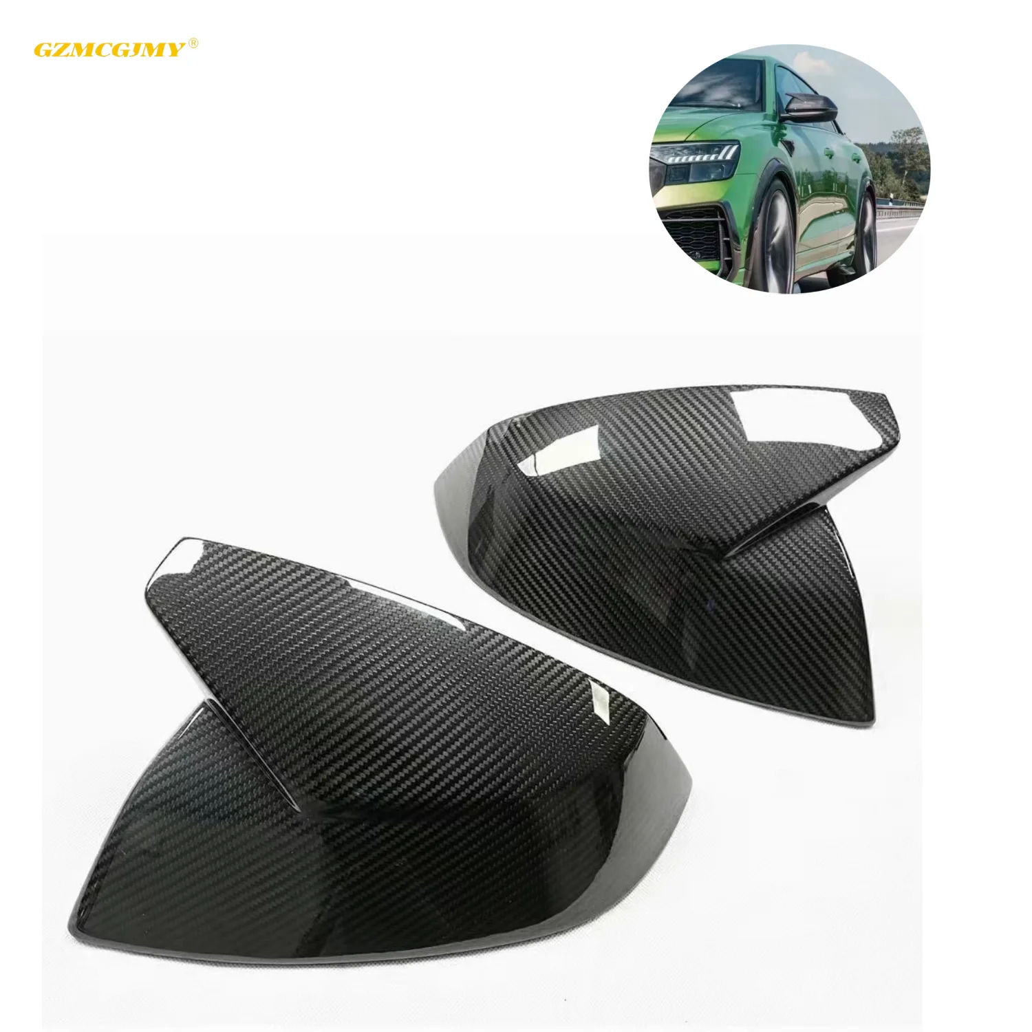 Covered Rearview Mirror Cover Suitable For Audi RSQ8 SQ8 Q8 Abt Rearview Mirror Cover