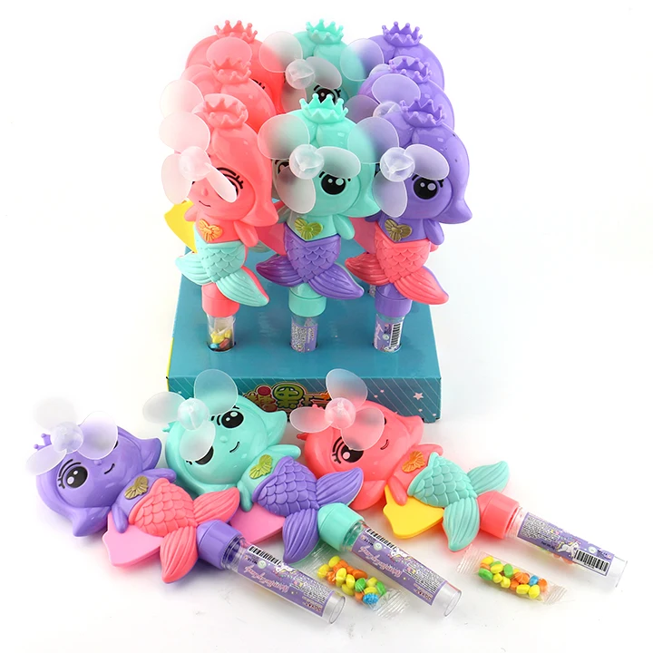 mermaid fan toy