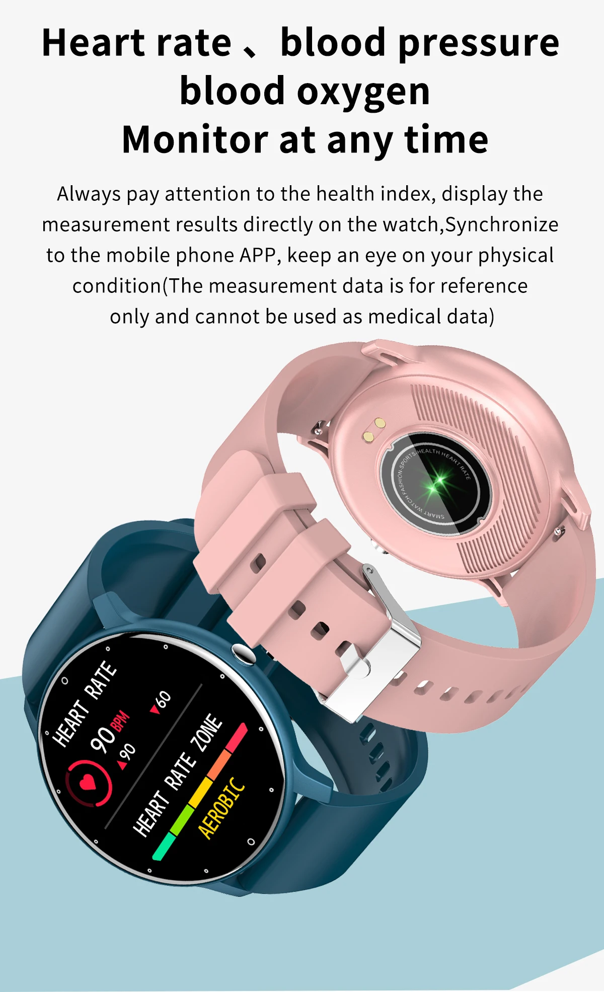 1.28 inch smartwatch zl02d heart rate reloj smart bracelet sports watch blood pressure wristband zl02 for men and women