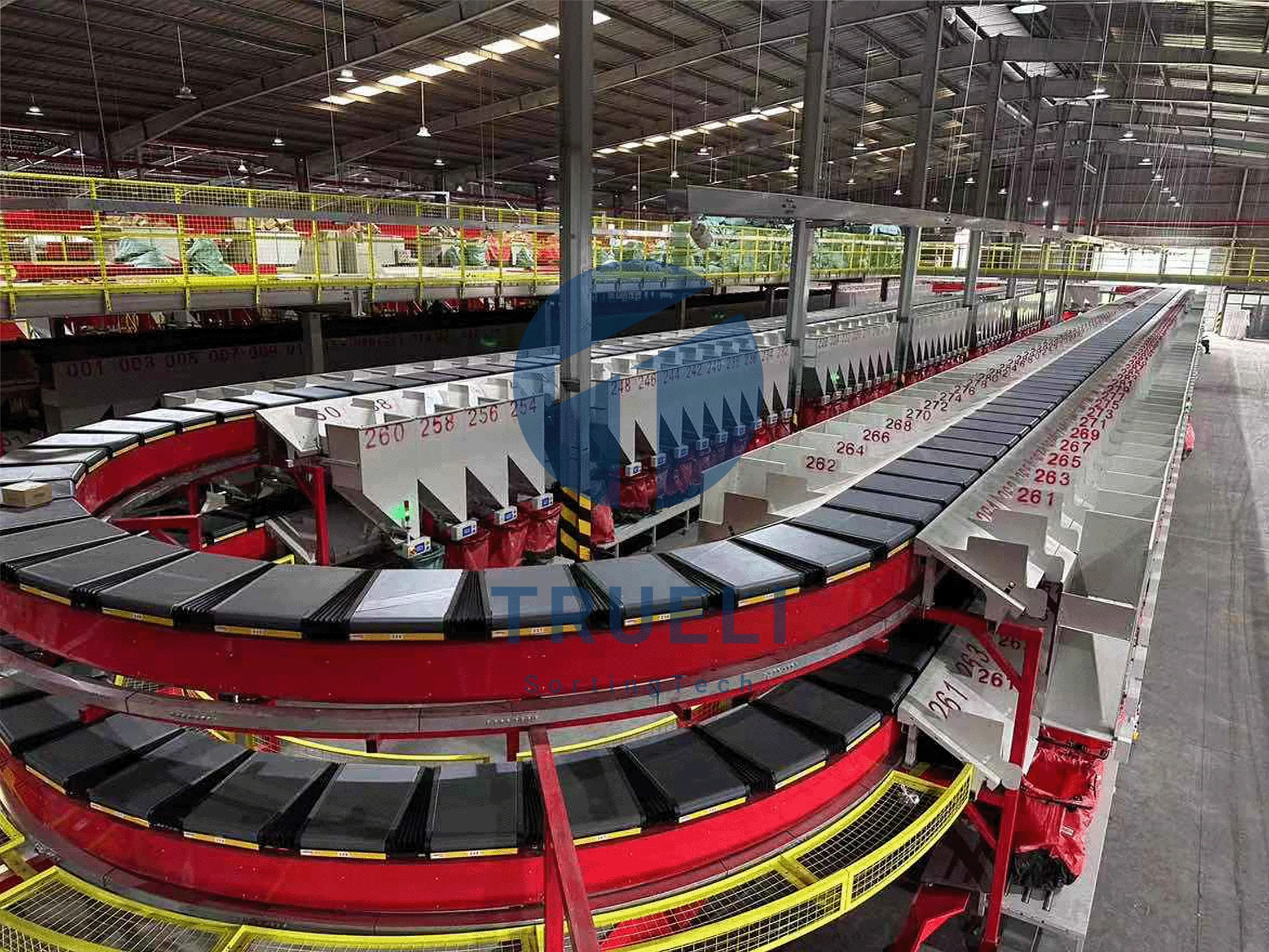 Truelisort Parcel Sorting Smart Cross Belt Sorting Systems with Real ...