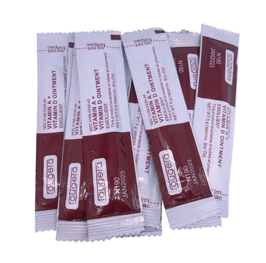 100 шт./пакет Перманентный макияж 5g тату крем для бровей для ремонта татуировки Гель витамин с витаминами A и D и восстанавливающий крем для ухода за использования после татуировки золото мешок коричневый