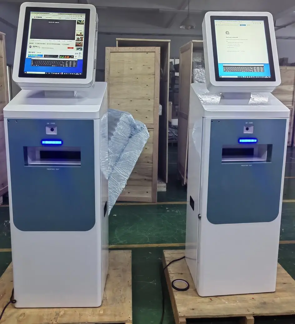 Self Service Touch Screen A4 Document Printing And Scanning Kiosk With