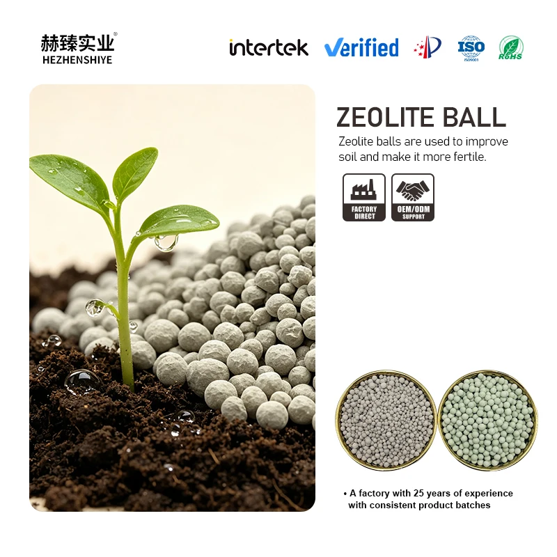 Chemical Liquid Filtration Medium Circulating Cooling Water Purification Filler Industrial Flue Gas Adsorption Bed Zeolite Ball