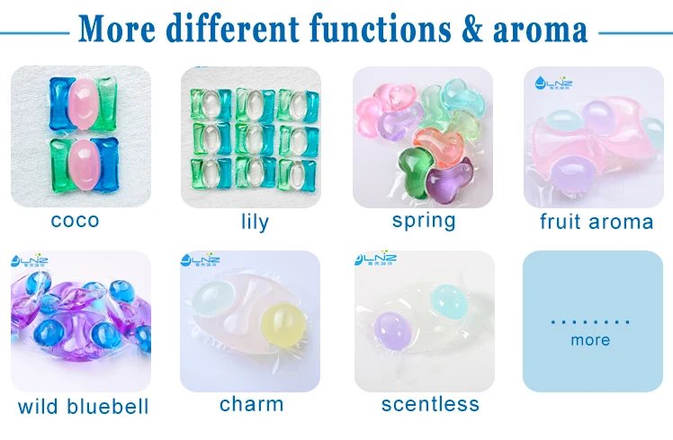Custom Perfume Fragrance Laundry Gel Detergent Pod Laundry Detergent Gel Ball Cleaner Detergent Water Soluble Film Apparel 15g